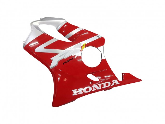 2004-2007 Honda CBR600 F4i Motorcycle Fairings - Silver Red