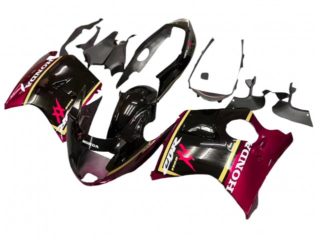 1996-2007 Honda CBR1100XX Blackbird Motorcycle Fairings - Glossy Black Red Yellow