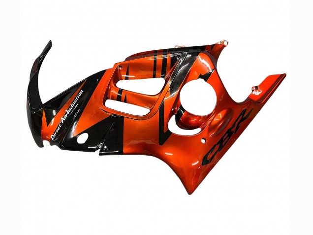 1995-1996 Honda CBR600 F3 Motorcycle Fairings - Orange Glossy Black