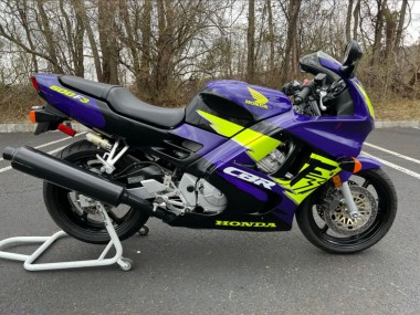 1997-1998 Honda CBR600 F3 Motorcycle Fairings - Blue Neon Yellow