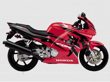 1997-1998 Honda CBR600 F3 Motorcycle Fairing - Red Glossy Black