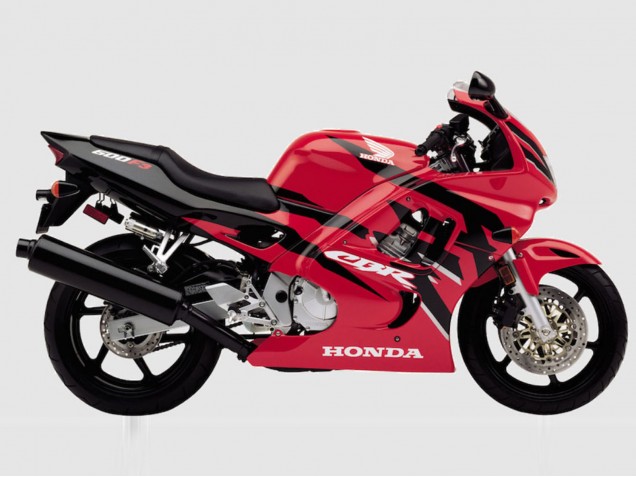 1997-1998 Honda CBR600 F3 Motorcycle Fairing - Red Glossy Black