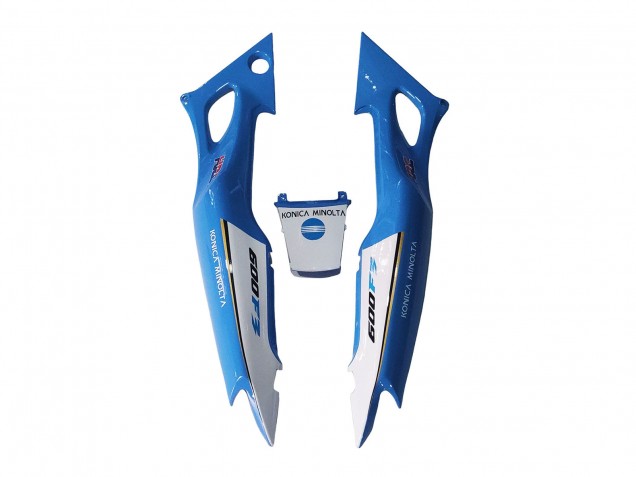 1997-1998 Honda CBR600 F3 Motorcycle Fairings - White Blue Glossy Black