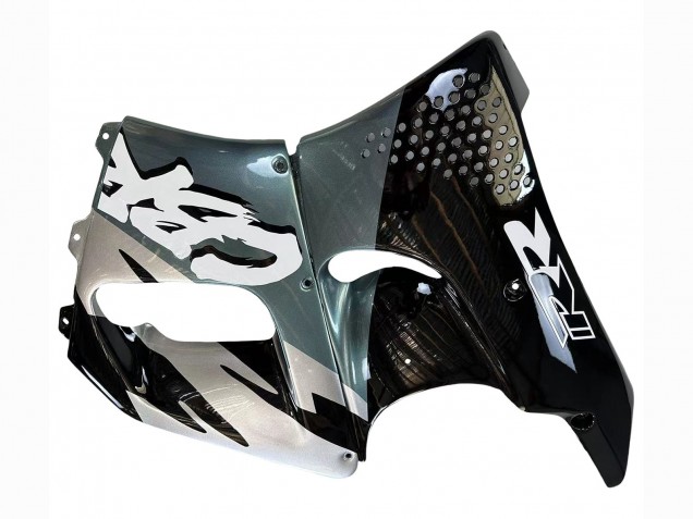 1992-1993 Honda CBR900RR 893 Motorcycle Fairings - Silver Glossy Black