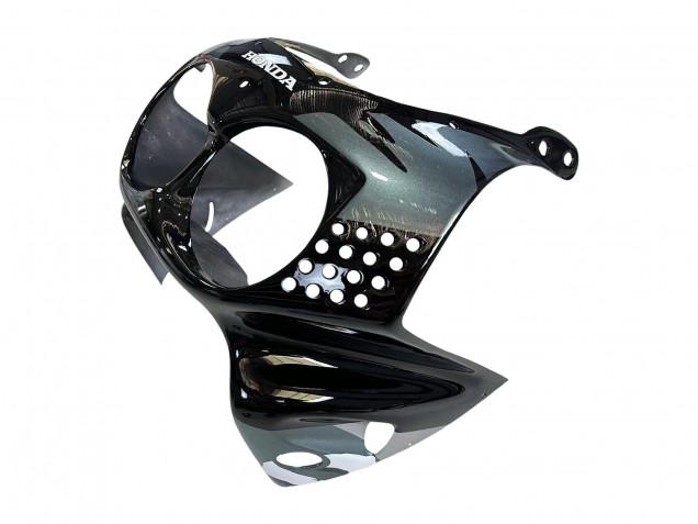 1992-1993 Honda CBR900RR 893 Motorcycle Fairings - Silver Glossy Black