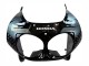 1992-1993 Honda CBR900RR 893 Motorcycle Fairings - Silver Glossy Black