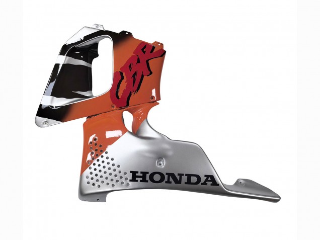 1994-1995 Honda CBR900RR 893 Motorcycle Fairings - Silver Orange Glossy Black