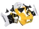 1998-1999 Honda CBR900RR 919 Motorcycle Fairings - White Yellow Glossy Black