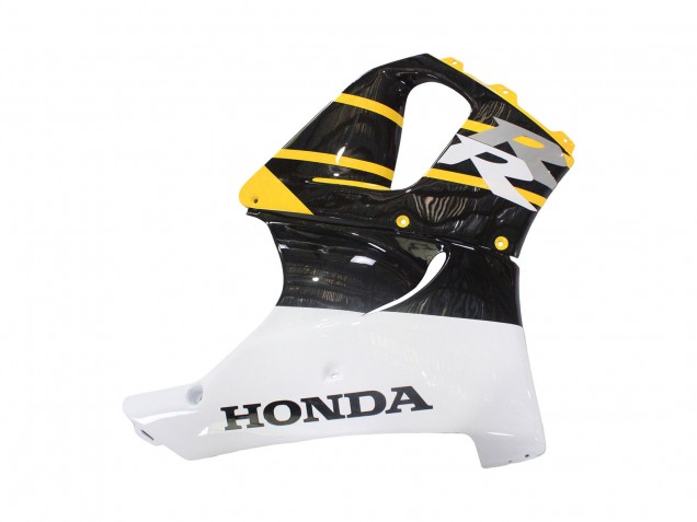 1998-1999 Honda CBR900RR 919 Motorcycle Fairings - White Yellow Glossy Black