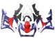 2000-2001 Honda CBR900RR 929 Motorcycle Fairings - White Red Blue