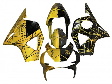 2002-2003 Honda CBR900RR 954 Motorcycle Fairing - Yellow Glossy Black