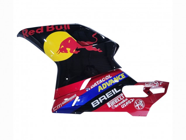 2007-2014 Ducati 848/1098/1198 Motorcycle Fairings - Glossy Black Yellow Blue Red Bull