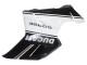 2007-2014 Ducati 848/1098/1198 Motorcycle Fairings - White Glossy Black Corse