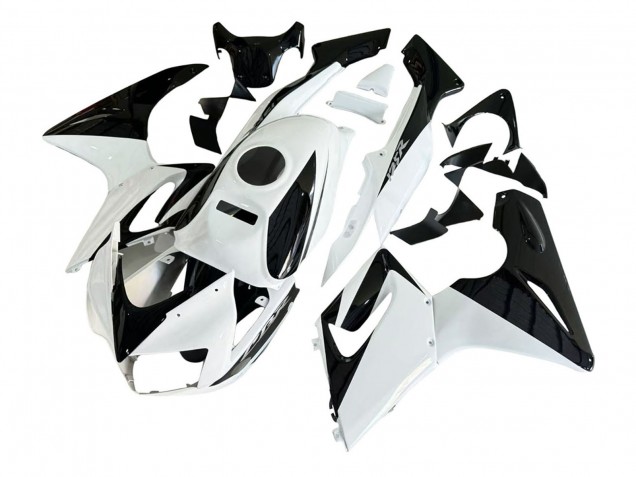 2002-2006 Honda CBR125R Motorcycle Fairings - White Glossy Black