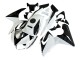 2002-2006 Honda CBR125R Motorcycle Fairings - White Glossy Black