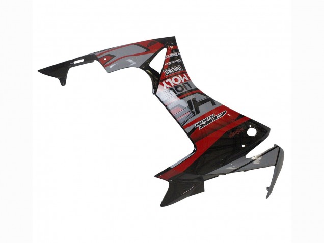 2013-2015 Honda CBR500R Motorcycle Fairings - Red Silver Glossy Black