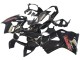 1998-2001 Honda VFR 800 Motorcycle Fairings - Glossy Black Red Decal