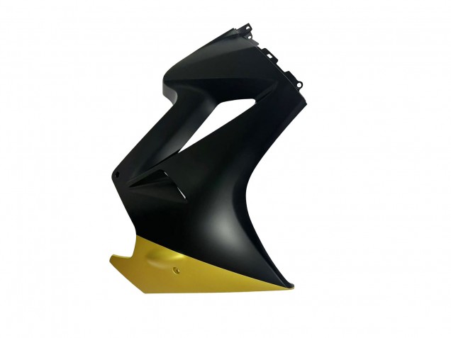 2002-2013 Honda VFR 800 Motorcycle Fairings - Yellow Matte Black