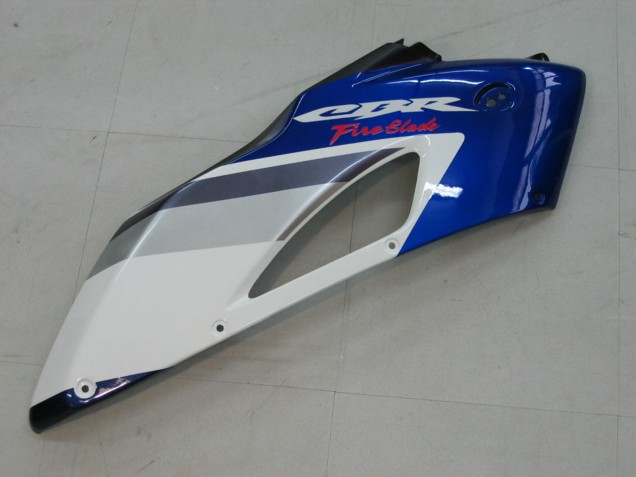 2004-2005 Honda CBR1000RR Motorcycle Fairings - White Blue Glossy Black Fireblade