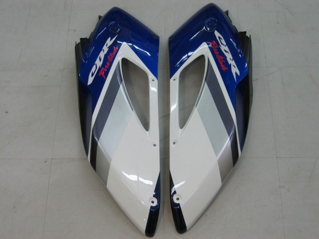 2004-2005 Honda CBR1000RR Motorcycle Fairings - White Blue Glossy Black Fireblade