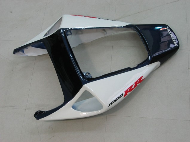 2004-2005 Honda CBR1000RR Motorcycle Fairings - White Blue Glossy Black Fireblade