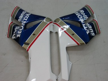 2004-2005 Honda CBR1000RR Motorcycle Fairings - White Blue Gold Rothmans