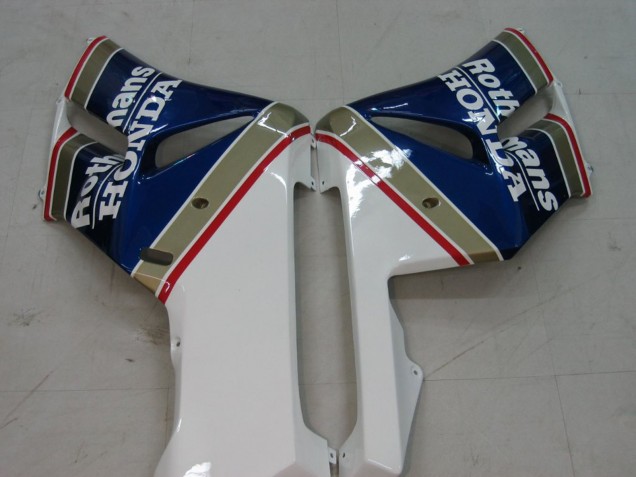 2004-2005 Honda CBR1000RR Motorcycle Fairings - White Blue Gold Rothmans