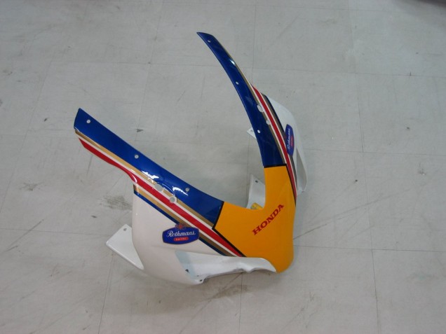 2004-2005 Honda CBR1000RR Motorcycle Fairings - White Blue Gold Rothmans