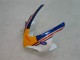 2004-2005 Honda CBR1000RR Motorcycle Fairings - White Blue Gold Rothmans