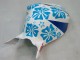 2004-2005 Honda CBR1000RR Motorcycle Fairings - White Blue Snow Nastro Azzurro 46