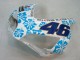 2004-2005 Honda CBR1000RR Motorcycle Fairings - White Blue Snow Nastro Azzurro 46