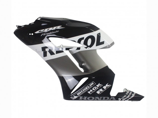 2004-2005 Honda CBR1000RR Motorcycle Fairing Kits - Silver White Glossy Black Repsol