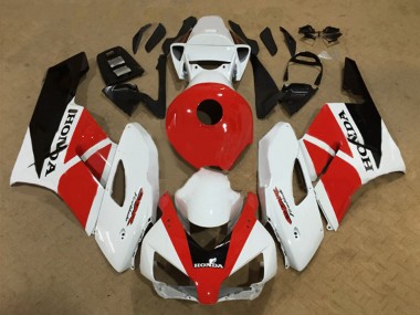 2004-2005 Honda CBR1000RR Motorcycle Fairings - White Red Glossy Black Fireblade
