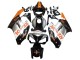 2004-2005 Honda CBR1000RR Motorcycle Fairings - Orange Silver Glossy Black Repsol