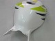 2006-2007 Honda CBR1000RR Motorcycle Fairings - White Green Glossy Black Hannspree 52