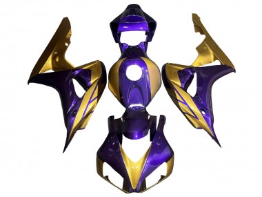 2006-2007 Honda CBR1000RR Motorcycle Fairings - Gold Purple