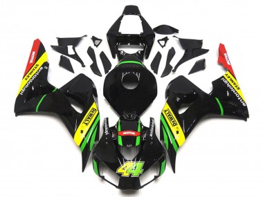 2006-2007 Honda CBR1000RR Motorcycle Fairings - Glossy Black Yellow Green Red Motul 44