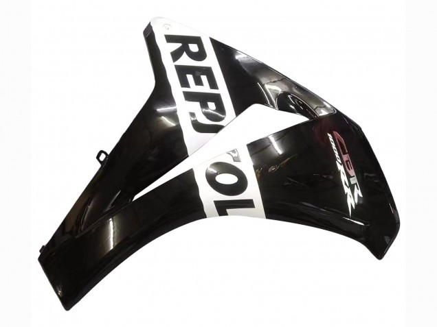 2008-2011 Honda CBR1000RR Motorcycle Fairings - Glossy Black White Repsol 93