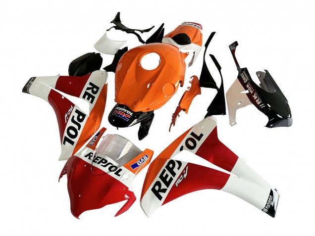 2008-2011 Honda CBR1000RR Motorcycle Fairing - Orange White Red Glossy Black Repsol HRC