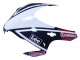 2008-2011 Honda CBR1000RR Motorcycle Fairings - White Red Blue Black Star Lee Carrera