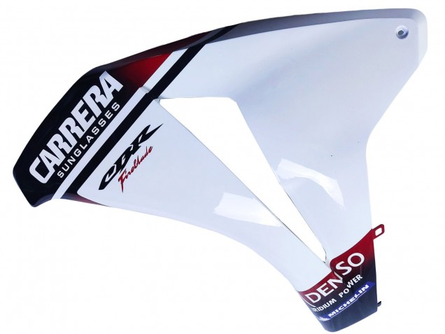 2008-2011 Honda CBR1000RR Motorcycle Fairings - White Red Blue Black Star Lee Carrera