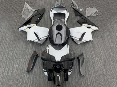 2003-2004 Honda CBR600RR Motorcycle Fairings - White Glossy Black Matte Black