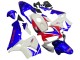 2003-2004 Honda CBR600RR Motorcycle Fairings - White Blue Red HRC