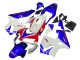 2003-2004 Honda CBR600RR Motorcycle Fairings - White Blue Red HRC