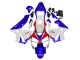 2003-2004 Honda CBR600RR Motorcycle Fairings - White Blue Red HRC