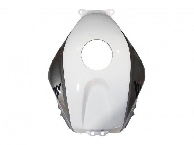 2003-2004 Honda CBR600RR Motorcycle Fairings - White Matte Black Racing