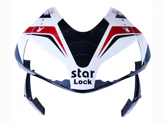 2003-2004 Honda CBR600RR Motorcycle Fairings - White Red Glossy Black DENSO Rimont