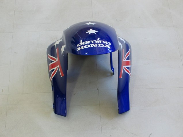 2005-2006 Honda CBR600RR Motorcycle Fairings - Red White Blue DENSO