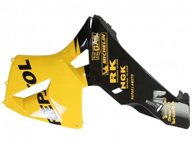 2005-2006 Honda CBR600RR Motorcycle Fairings - Yellow Black Repsol