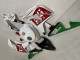 2007-2008 Honda CBR600RR Motorcycle Fairings - White Green Red Castrol
